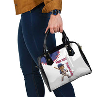 Custom Baseball Puerto Rico Shoulder Handbag Coqui Mascot - Dynamic Style
