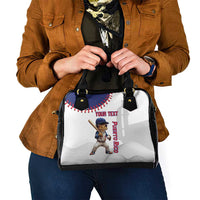 Custom Baseball Puerto Rico Shoulder Handbag Coqui Mascot - Dynamic Style