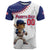 Custom Baseball Puerto Rico T Shirt Coqui Mascot - Dynamic Style - Wonder Print Shop
