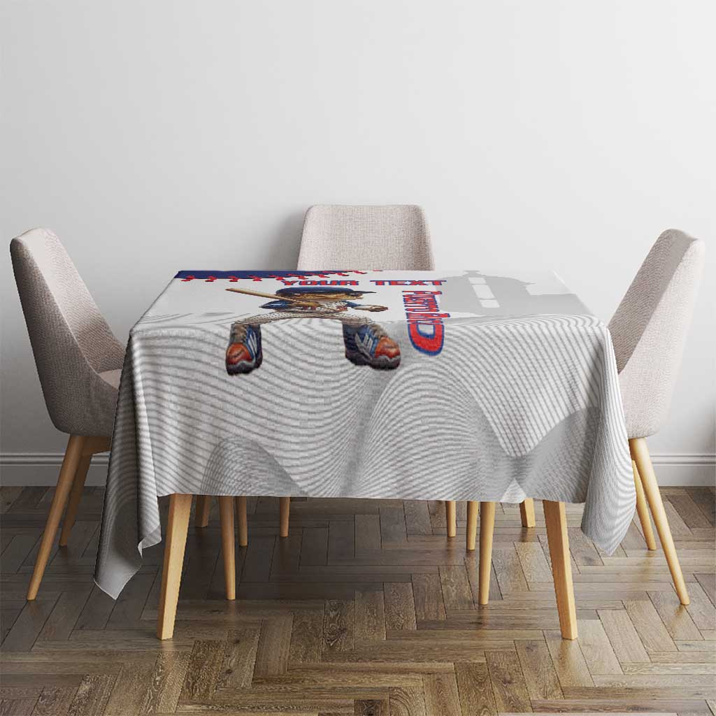 Custom Baseball Puerto Rico Tablecloth Coqui Mascot - Dynamic Style - Wonder Print Shop