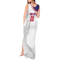 Custom Baseball Puerto Rico Tank Maxi Dress Coqui Mascot - Dynamic Style - Wonder Print Shop