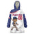 Custom Baseball Puerto Rico Wearable Blanket Hoodie Coqui Mascot - Dynamic Style - Wonder Print Shop