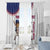 Custom Baseball Puerto Rico Window Curtain Coqui Mascot - Dynamic Style - Wonder Print Shop