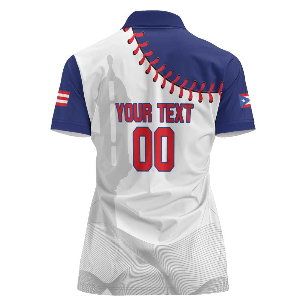 Custom Baseball Puerto Rico Women Polo Shirt Coqui Mascot - Dynamic Style - Wonder Print Shop