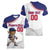 Custom Baseball Puerto Rico Women V-Neck T-Shirt Coqui Mascot - Dynamic Style - Wonder Print Shop