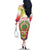 Personalized Comoros Family Matching Off The Shoulder Long Sleeve Dress and Hawaiian Shirt Coat Of Arms Mix Ylang Ylang Flower - Wonder Print Shop