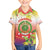 Personalized Comoros Family Matching Off The Shoulder Long Sleeve Dress and Hawaiian Shirt Coat Of Arms Mix Ylang Ylang Flower - Wonder Print Shop