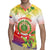 Personalized Comoros Rugby Jersey Coat Of Arms Mix Ylang Ylang Flower - Wonder Print Shop