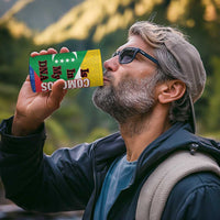 Comoros Is In My DNA 4 in 1 Can Cooler Tumbler Udzima wa Komori - African Paisley Pattern - Wonder Print Shop