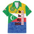 Comoros Is In My DNA Family Matching Mermaid Dress and Hawaiian Shirt Udzima wa Komori - African Paisley Pattern - Wonder Print Shop