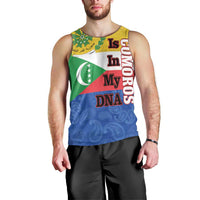 Comoros Is In My DNA Men Tank Top Udzima wa Komori - African Paisley Pattern - Wonder Print Shop