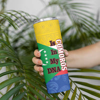 Comoros Is In My DNA Skinny Tumbler Udzima wa Komori - African Paisley Pattern - Wonder Print Shop
