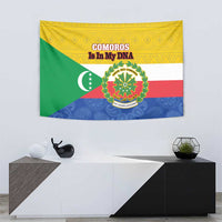 Comoros Is In My DNA Tapestry Udzima wa Komori - African Paisley Pattern - Wonder Print Shop