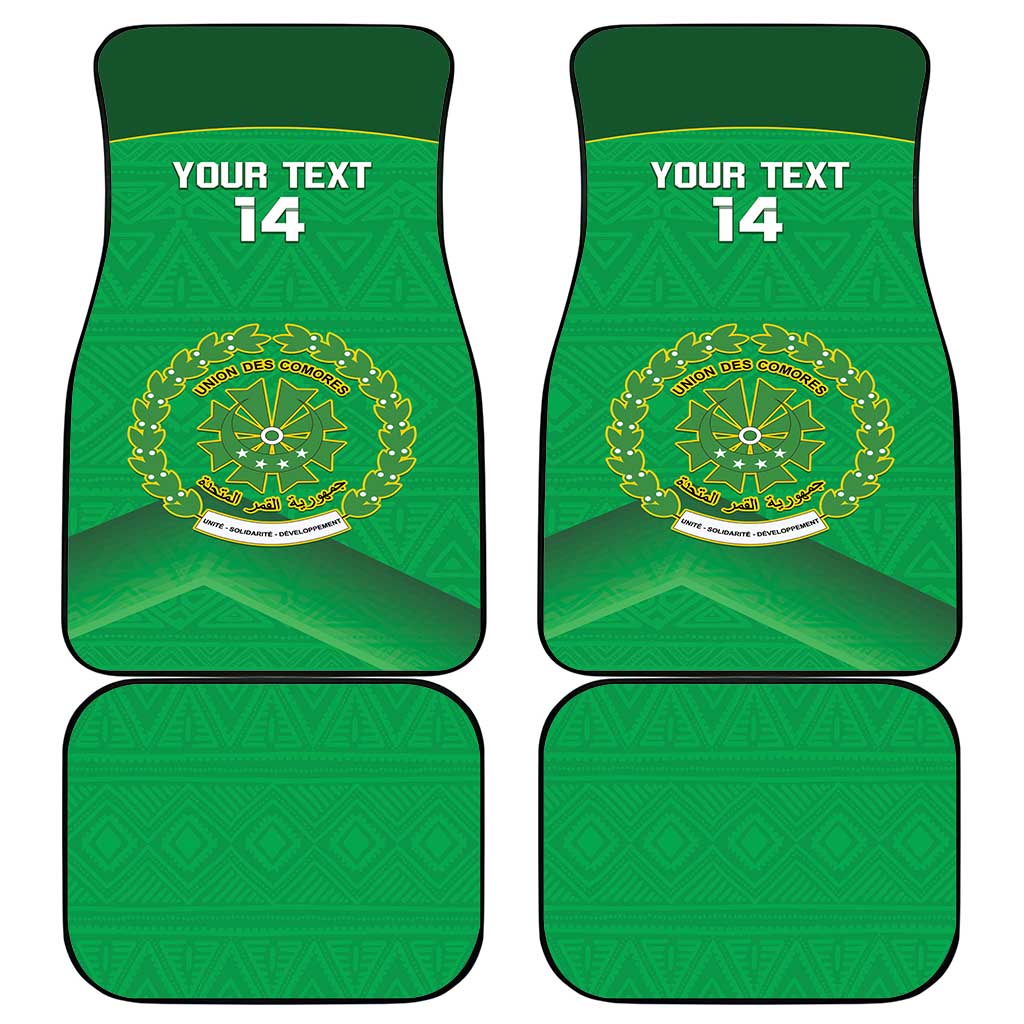 Custom Comoros Football Car Mats Allez Les Coelacantes - Wonder Print Shop