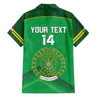 Custom Comoros Football Family Matching Long Sleeve Bodycon Dress and Hawaiian Shirt Allez Les Coelacantes - Wonder Print Shop