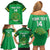 Custom Comoros Football Family Matching Off Shoulder Short Dress and Hawaiian Shirt Allez Les Coelacantes - Wonder Print Shop