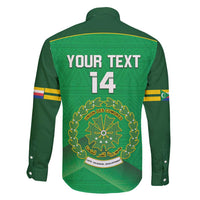 Custom Comoros Football Family Matching Puletasi and Hawaiian Shirt Allez Les Coelacantes - Wonder Print Shop