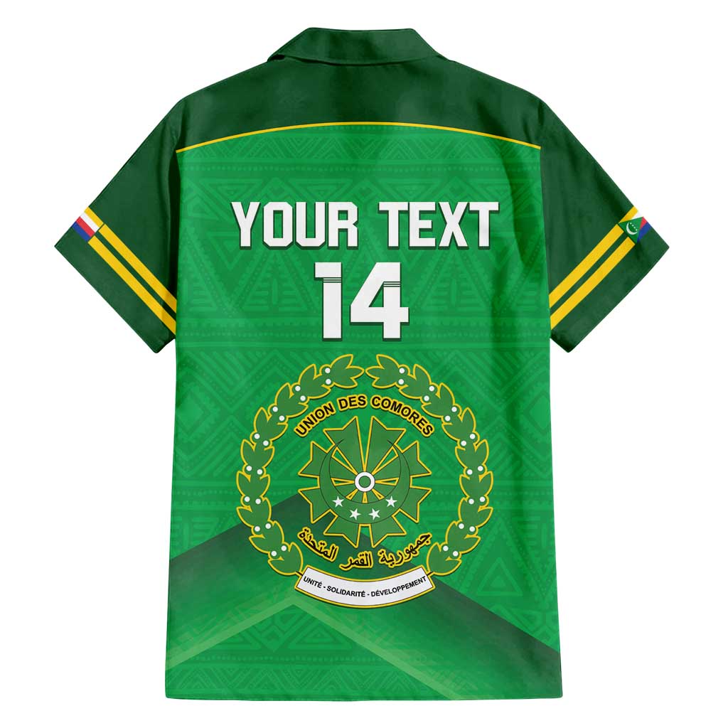 Custom Comoros Football Family Matching Tank Maxi Dress and Hawaiian Shirt Allez Les Coelacantes - Wonder Print Shop