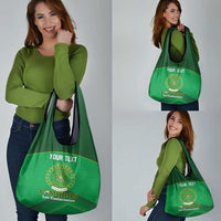 Custom Comoros Football Grocery Bag Allez Les Coelacantes