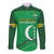 Custom Comoros Football Long Sleeve Button Shirt Allez Les Coelacantes - Wonder Print Shop