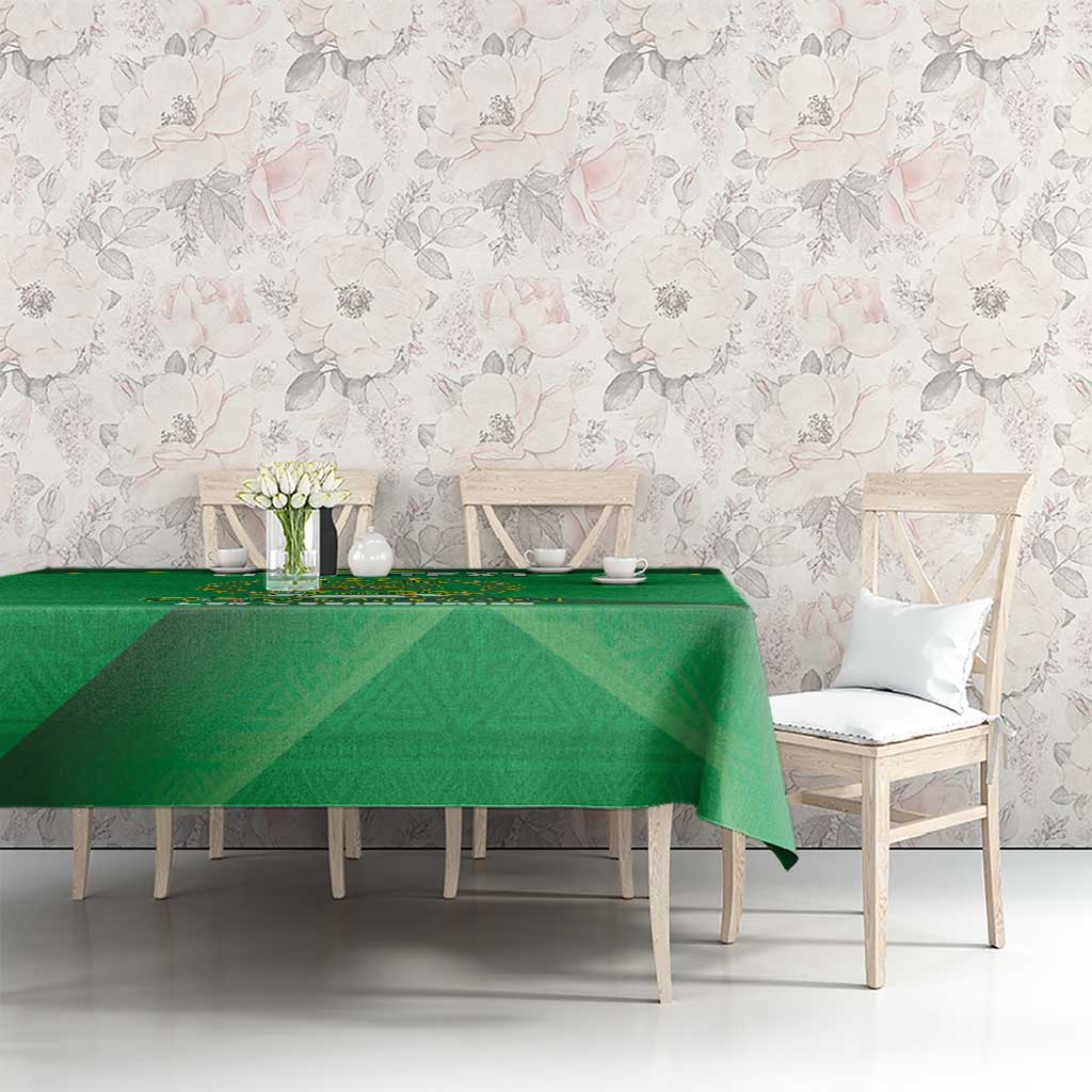 Custom Comoros Football Tablecloth Allez Les Coelacantes - Wonder Print Shop