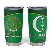 Custom Comoros Football Tumbler Cup Allez Les Coelacantes - Wonder Print Shop