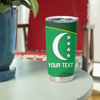 Custom Comoros Football Tumbler Cup Allez Les Coelacantes - Wonder Print Shop