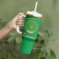 Custom Comoros Football Tumbler With Handle Allez Les Coelacantes - Wonder Print Shop