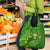 St Patrick's Day Grocery Bag Irish Shamrocks With Lucky Leprechaun