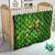 Happy St Patricks Day Quilt 2024 Irish Shamrocks With Lucky Leprechaun - Wonder Print Shop