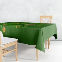 Happy St Patricks Day Tablecloth 2024 Irish Shamrocks With Lucky Leprechaun - Wonder Print Shop