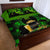 Happy St Patricks Day Quilt Bed Set La Fheile Padraig Shamrock Style - Wonder Print Shop