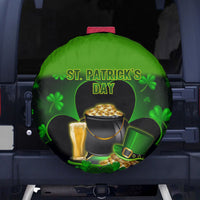 Happy St Patricks Day Spare Tire Cover La Fheile Padraig Shamrock Style - Wonder Print Shop