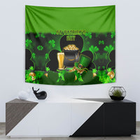 Happy St Patricks Day Tapestry La Fheile Padraig Shamrock Style - Wonder Print Shop