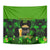 Happy St Patricks Day Tapestry La Fheile Padraig Shamrock Style - Wonder Print Shop