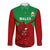 Custom Wales Rugby Long Sleeve Button Shirt 2024 Six Nations Come On Cymru Mascot Sporty - Wonder Print Shop