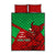 Custom Wales Rugby Quilt Bed Set 2024 Six Nations Come On Cymru Mascot Sporty - Wonder Print Shop