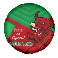 Custom Wales Rugby Spare Tire Cover 2024 Six Nations Come On Cymru Mascot Sporty - Wonder Print Shop