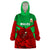Custom Wales Rugby Wearable Blanket Hoodie 2024 Six Nations Come On Cymru Mascot Sporty - Wonder Print Shop
