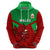 Custom Wales Rugby Zip Hoodie 2024 Six Nations Come On Cymru Mascot Sporty - Wonder Print Shop