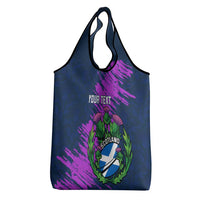 Custom Scotland Rugby Grocery Bag Six Nations Go Scottish Thistle