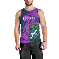 Custom Scotland Rugby Men Tank Top 2024 Six Nations Go Scottish Thistle - Wonder Print Shop