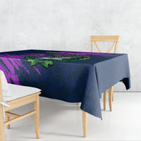 Custom Scotland Rugby Tablecloth 2024 Six Nations Go Scottish Thistle - Wonder Print Shop