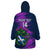 Custom Scotland Rugby Wearable Blanket Hoodie 2024 Six Nations Go Scottish Thistle - Wonder Print Shop
