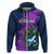 Custom Scotland Rugby Zip Hoodie 2024 Six Nations Go Scottish Thistle - Wonder Print Shop