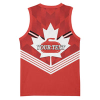 Personalized Canada Curling Basketball Jersey Maple Leaf Red Version - Wonder Print Shop