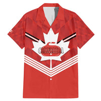 Personalized Canada Curling Family Matching Mermaid Dress and Hawaiian Shirt Maple Leaf Red Version - Wonder Print Shop