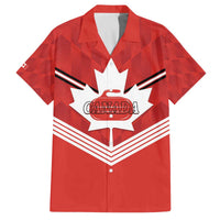 Personalized Canada Curling Family Matching Off The Shoulder Long Sleeve Dress and Hawaiian Shirt Maple Leaf Red Version - Wonder Print Shop