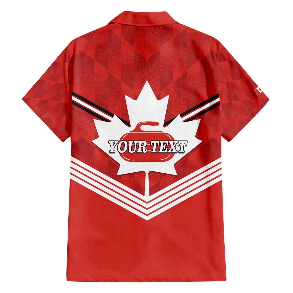 Personalized Canada Curling Family Matching Off The Shoulder Long Sleeve Dress and Hawaiian Shirt Maple Leaf Red Version - Wonder Print Shop