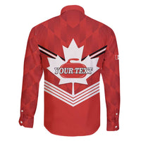 Personalized Canada Curling Family Matching Summer Maxi Dress and Hawaiian Shirt Maple Leaf Red Version - Wonder Print Shop